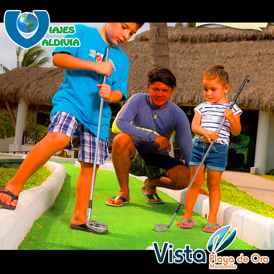 Vista Playa de Oro Manzanillo - Familias mini golf